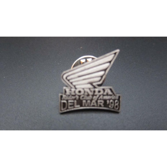 Honda Riders Club of America Pin & sticker Del Mar 1998 Vest Jacket lapel LOT 2 - Picture 2 of 10